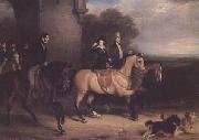 Francis Grant Queen Victoria Riding Out (mk25) oil painting
